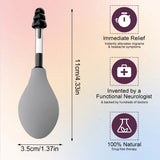 Ear Pressure Tool Portable Ear Pressure Relief Suction Device Wih 3 Sizes of Earplugs Inner Ear Pressure Relief Tool for Headach